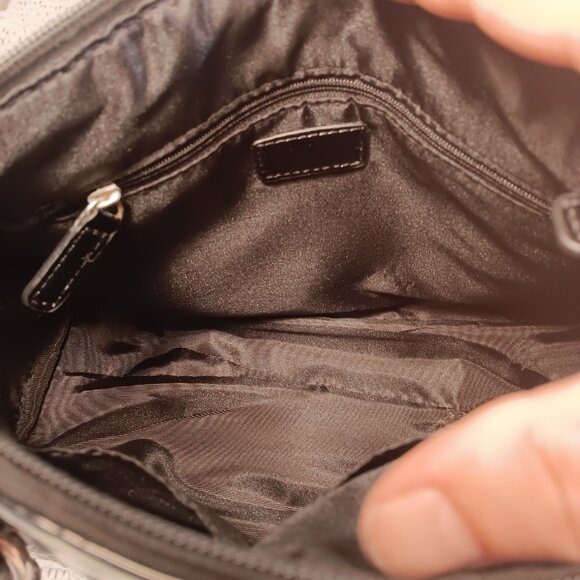 Charming Charlie textured color block 3 way handbag, shoulder bag, crossbody - Picture 8 of 15